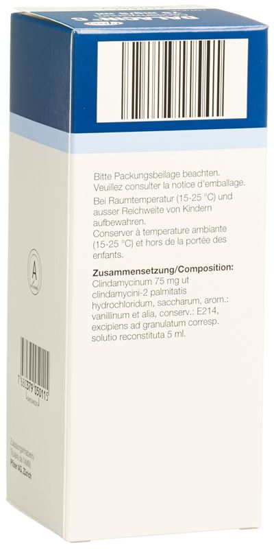 Dalacin C Gran 75 mg/5ml für Sirup Fl 80 ml