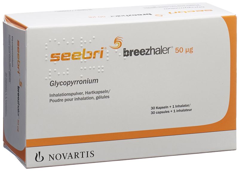 Seebri Breezhaler Inh Kaps 50 mcg 30 Stk Seebri Breezhaler Inh Kaps 50 mcg 30 Stk