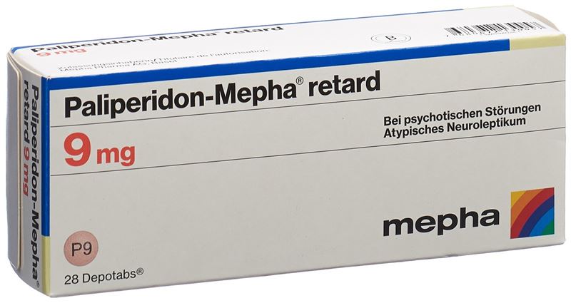 Paliperidon-Mepha retard cpr ret 9 mg 28 pce