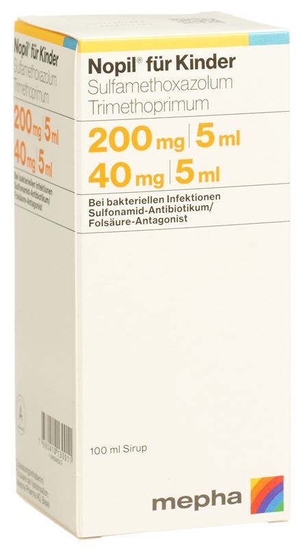 Nopil Sirup Kind 200/40mg Fl 100 ml