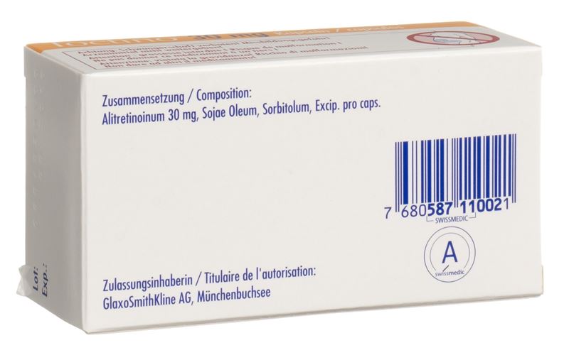 Toctino caps moll 30 mg 30 pce Toctino caps moll 30 mg 30 pce