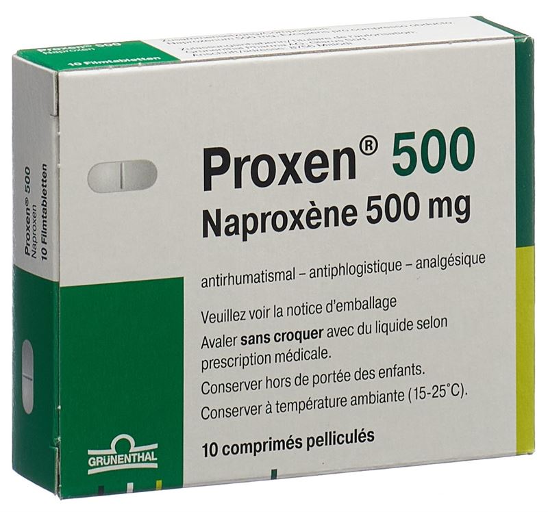 Proxen cpr pell 500 mg 10 pce