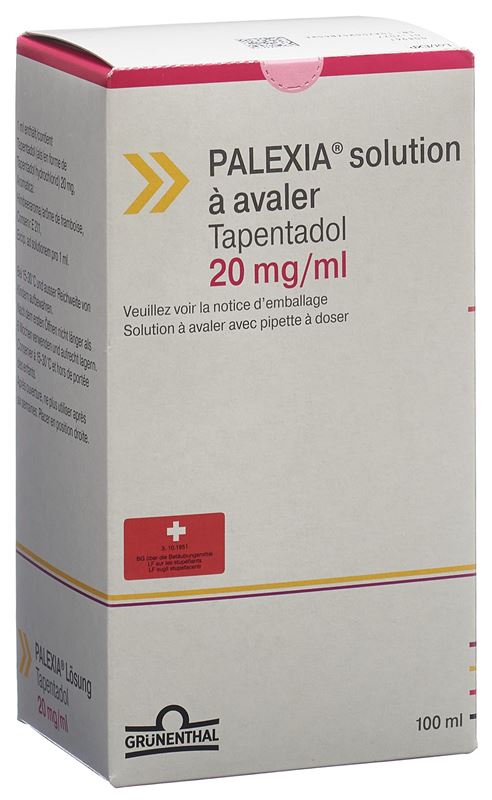Palexia Lös 20 mg/ml Fl 100 ml