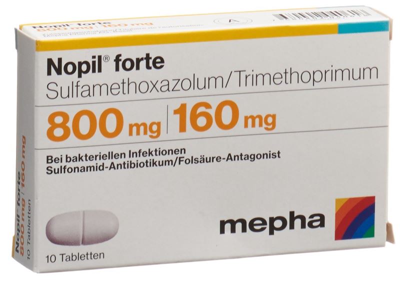 Nopil forte Tabl 800/160mg 10 Stk