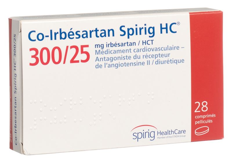 Co-Irbesartan Spirig HC Filmtabl 300/25mg 28 Stk
