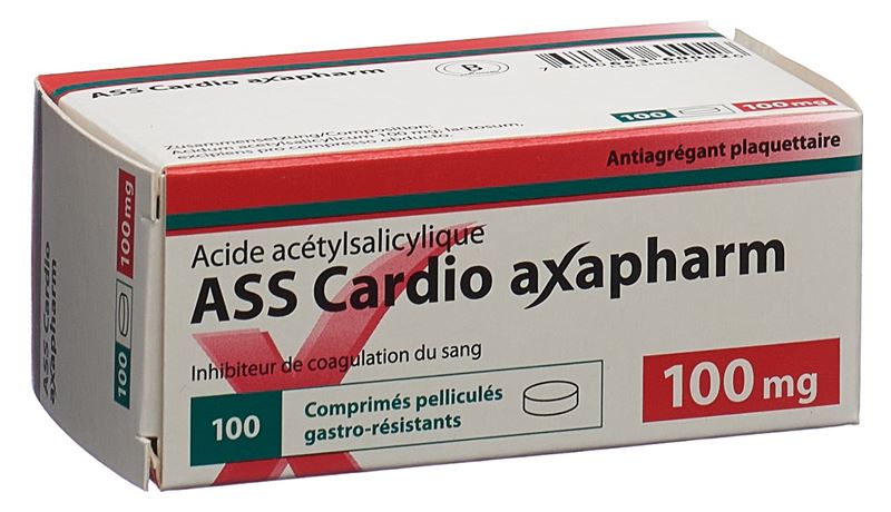ASS Cardio axapharm Filmtabl 100 mg 100 Stk