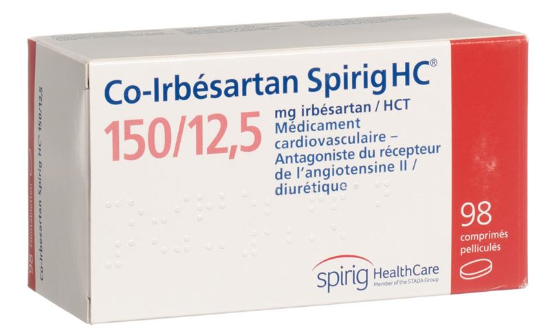 Co-Irbesartan Spirig HC Filmtabl 150/12.5mg 98 Stk