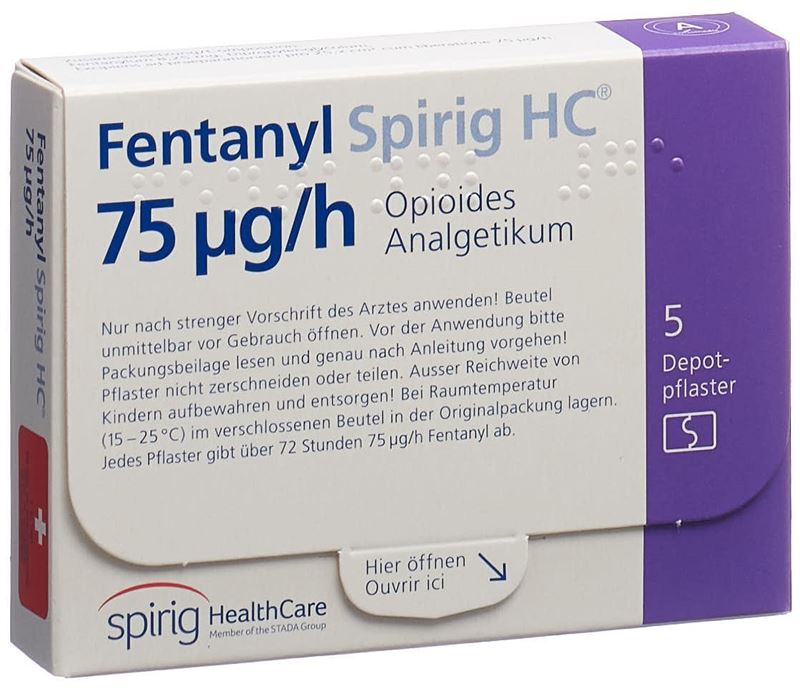 Fentanyl Spirig HC 75 mcg/h Depotpflaster 5 Stk