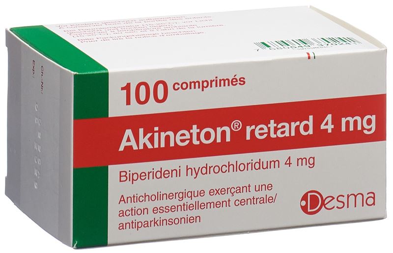 Akineton retard cpr ret 4 mg 100 pce Akineton retard cpr ret 4 mg 100 pce