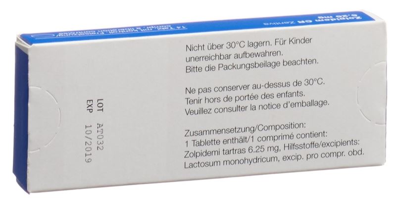 Zolpidem CR Zentiva cpr ret 6.25 mg 14 pce