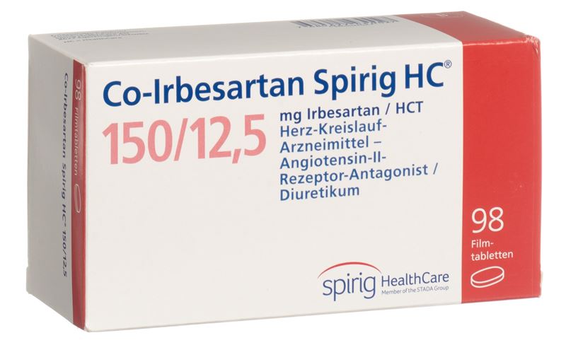 Co-Irbesartan Spirig HC Filmtabl 150/12.5mg 98 Stk
