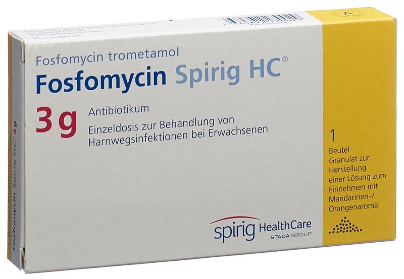Fosfomycine Spirig HC gran 3 g sach