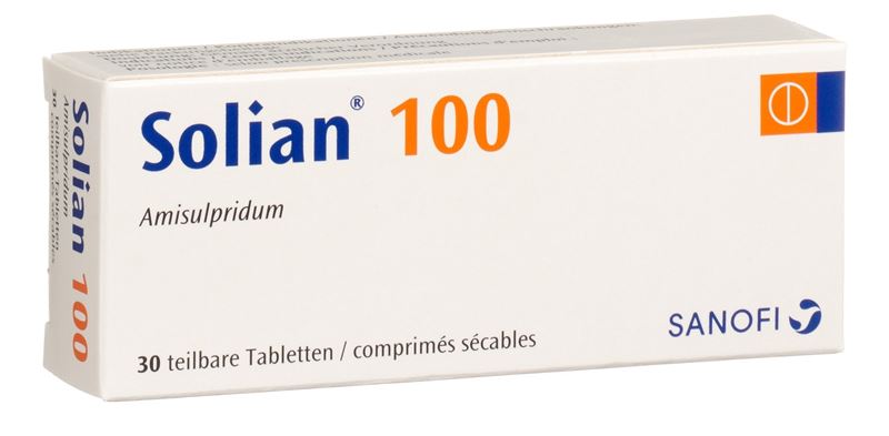 Solian cpr 100 mg sécables 30 pce
