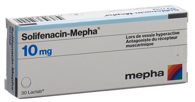 Solifenacin-Mepha Filmtabl 10 mg 30 Stk Solifenacin-Mepha Filmtabl 10 mg 30 Stk