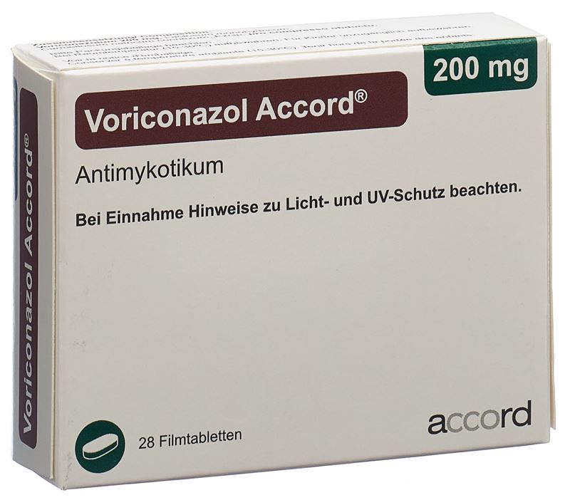 Voriconazol Accord cpr pell 200 mg 28 pce Voriconazol Accord cpr pell 200 mg 28 pce