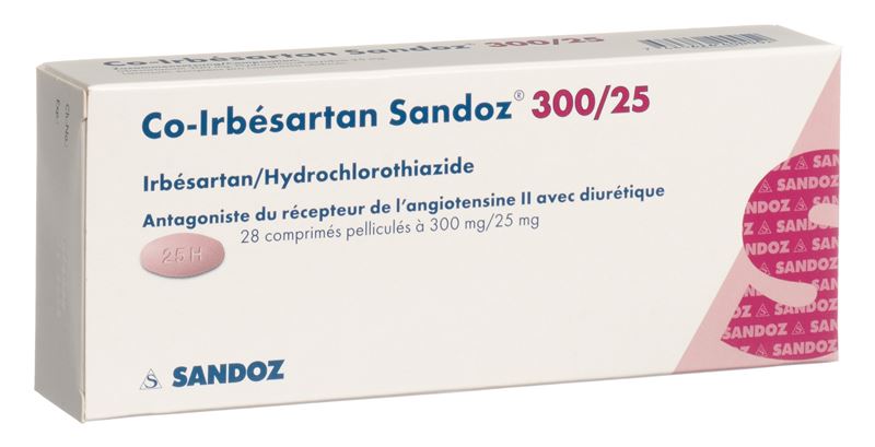Co-Irbesartan Sandoz Filmtabl 300/25 mg 28 Stk