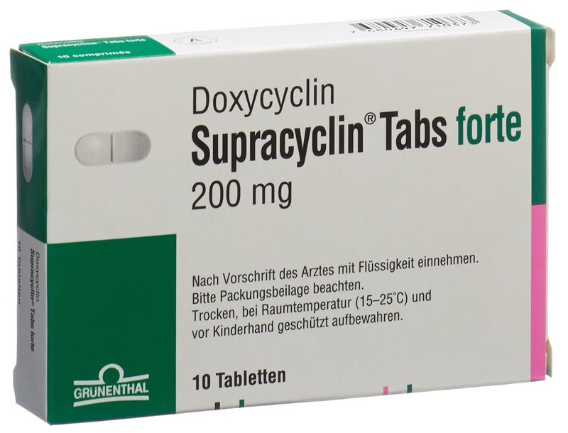 Supracycline Tabs forte cpr 200 mg 10 pce