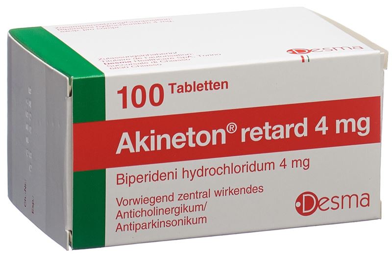 Akineton retard cpr ret 4 mg 100 pce Akineton retard cpr ret 4 mg 100 pce