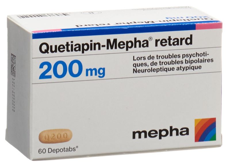 Quetiapin-Mepha retard Depotabs 200 mg 60 Stk