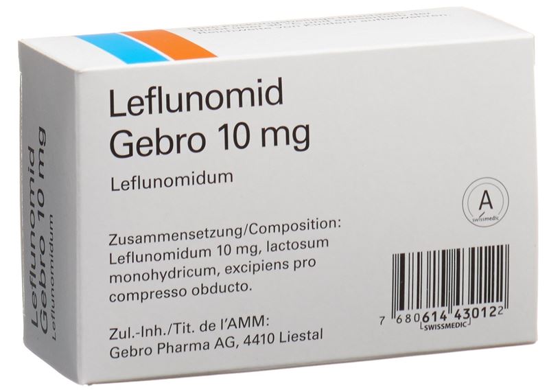 Leflunomid Gebro Filmtabl 10 mg 100 Stk