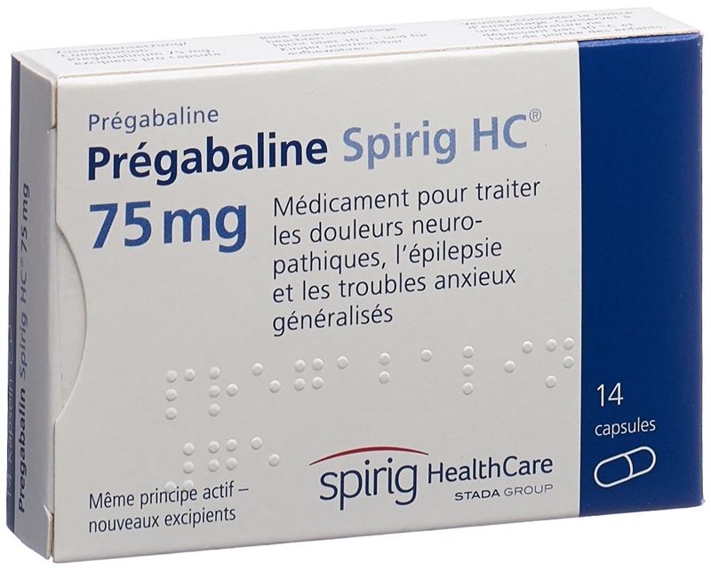 Pregabalin Spirig HC Kaps 75 mg 14 Stk