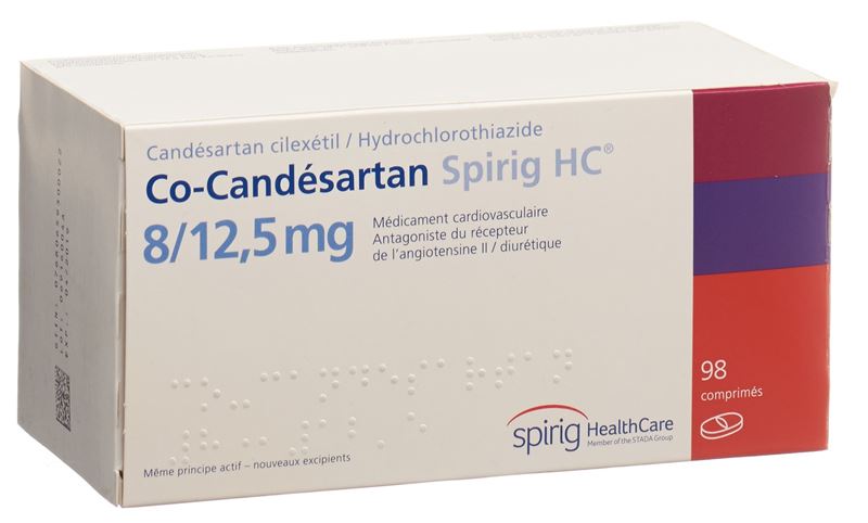 Co-Candésartan Spirig HC cpr 8/12.5mg 98 pce
