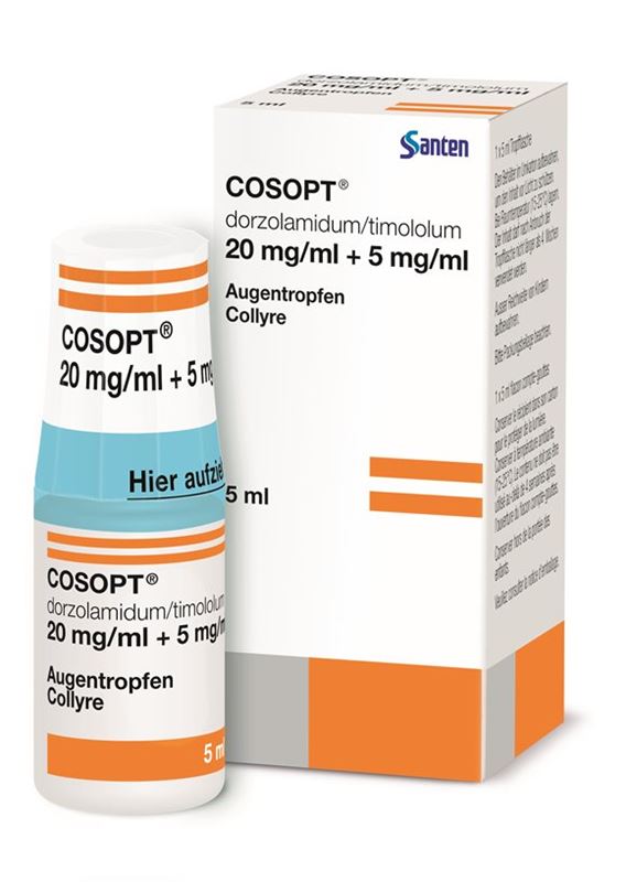 Cosopt gtt opht stérile 3 fl 5 ml