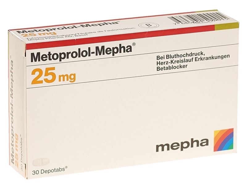 Metoprolol-Mepha Depotabs 25 mg 30 Stk