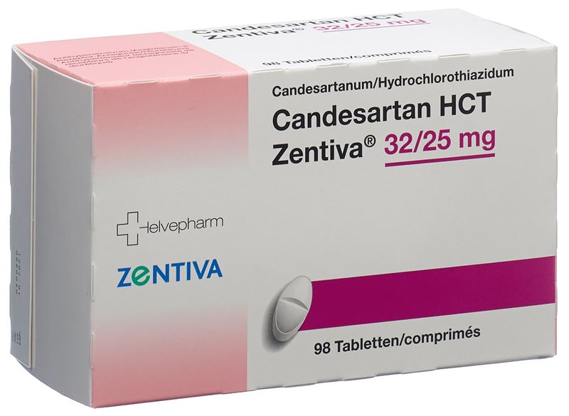 Candesartan HCT Zentiva cpr 32/25 mg 98 pce Candesartan HCT Zentiva cpr 32/25 mg 98 pce