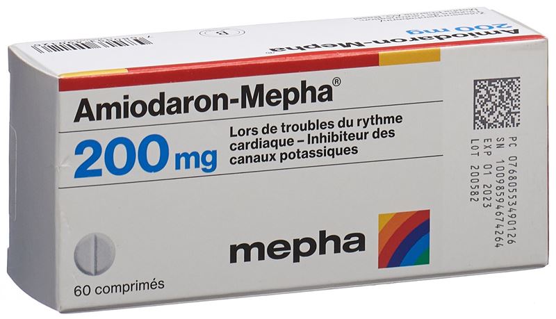 Amiodaron-Mepha cpr 200 mg 60 pce