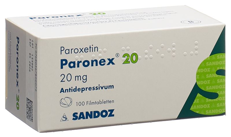Paronex cpr pell 20 mg 100 pce Paronex cpr pell 20 mg 100 pce