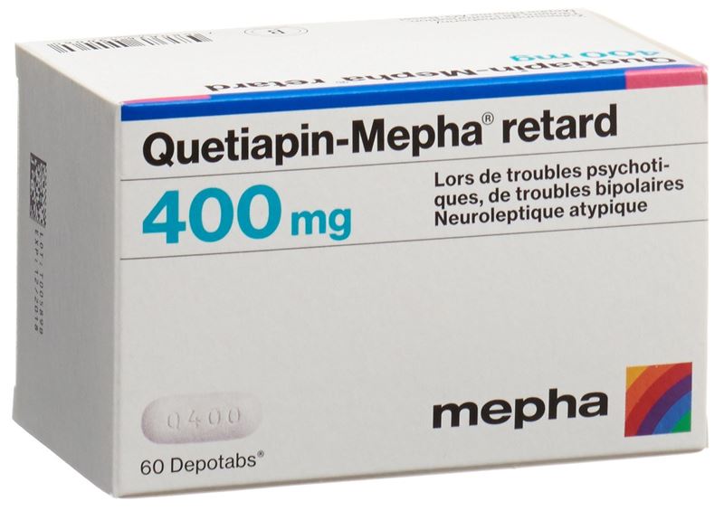 Quetiapin-Mepha retard Depotabs 400 mg 60 Stk