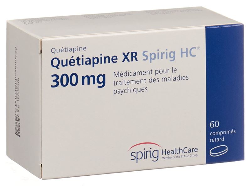 Quetiapin XR Spirig HC Ret Tabl 300 mg 60 Stk