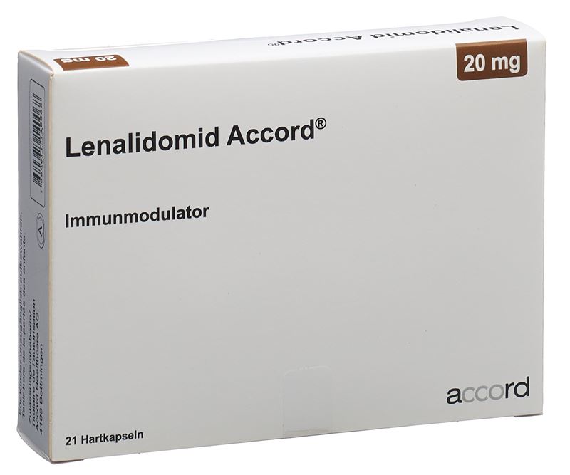 Lenalidomid Accord caps 20 mg 21 pce Lenalidomid Accord caps 20 mg 21 pce