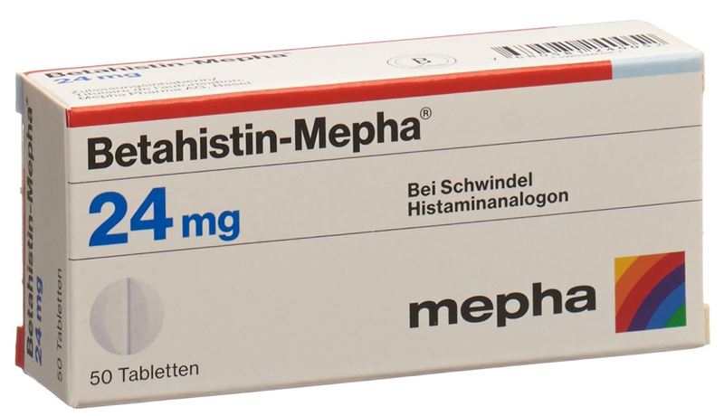 Betahistin-Mepha cpr 24 mg 50 pce Betahistin-Mepha cpr 24 mg 50 pce