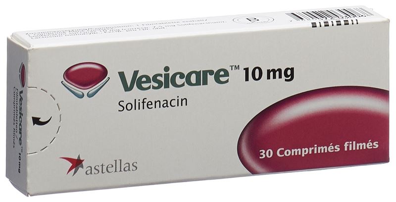 Vesicare cpr pell 10 mg 30 pce Vesicare cpr pell 10 mg 30 pce