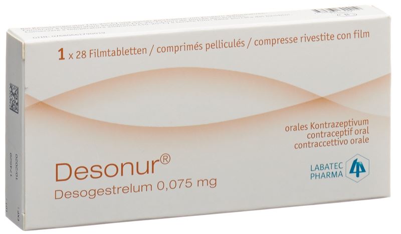 Desonur Filmtabl 0.075 mg 28 Stk Desonur Filmtabl 0.075 mg 28 Stk