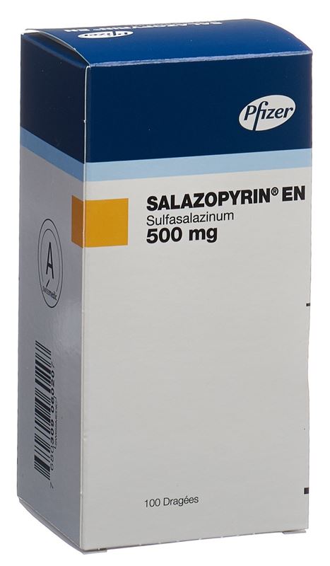 Salazopyrin EN cpr pell 500 mg bte 100 pce