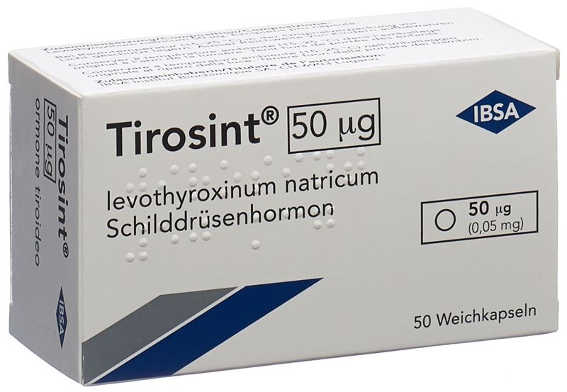 Tirosint Weichkaps 50 mcg 50 Stk