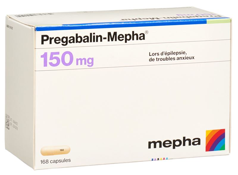 Pregabalin-Mepha Kaps 150 mg 168 Stk