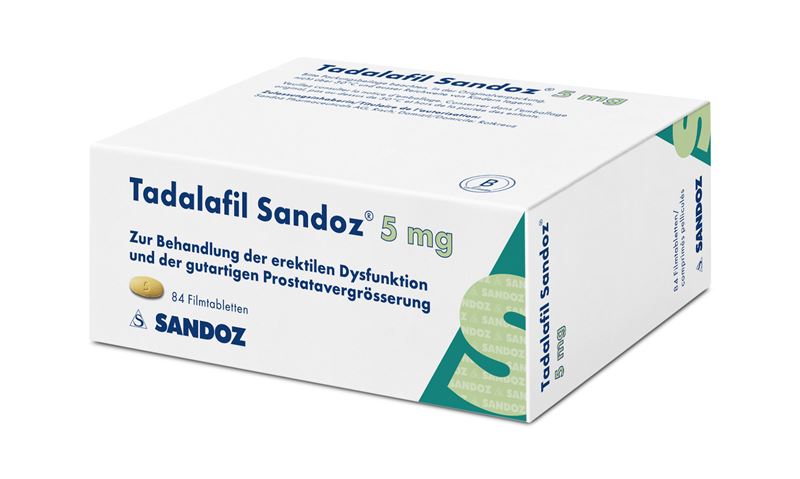 Tadalafil Sandoz Filmtabl 5 mg 84 Stk