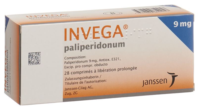 Invega cpr ret 9 mg 28 pce