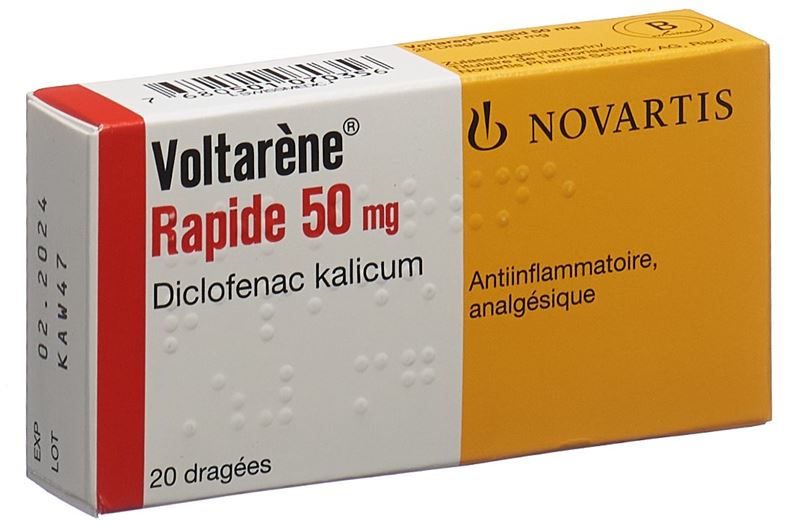 Voltarène Rapide drag 50 mg 20 pce Voltarène Rapide drag 50 mg 20 pce