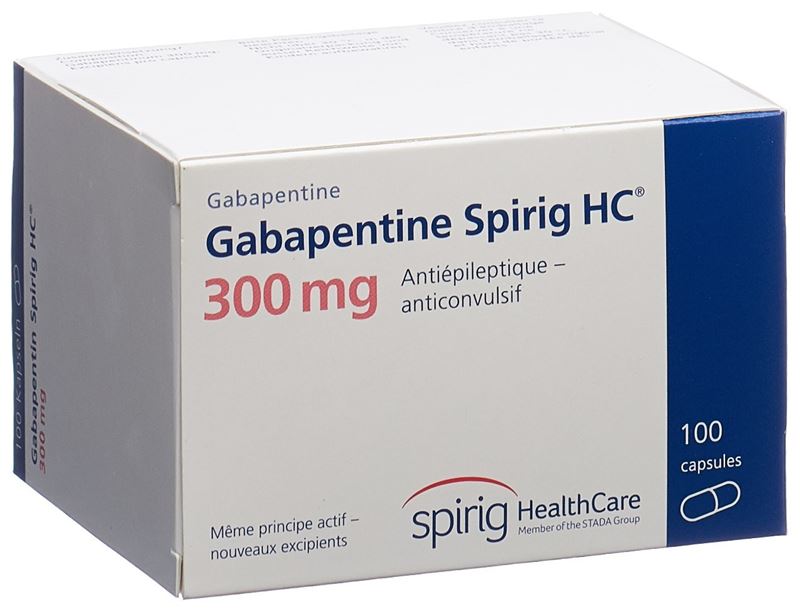 Gabapentine Spirig HC caps 300 mg 100 pce
