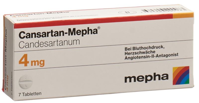 Cansartan-Mepha cpr 4 mg 7 pce Cansartan-Mepha cpr 4 mg 7 pce