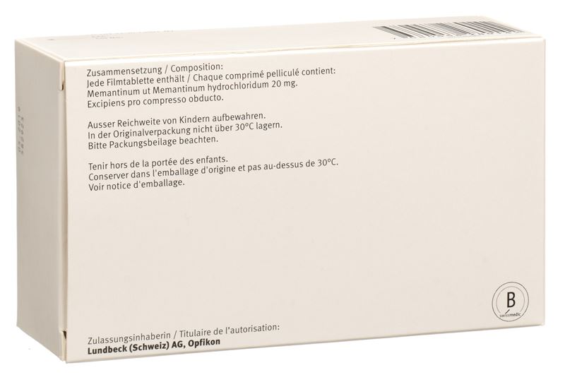 Ebixa cpr pell 20 mg 98 pce