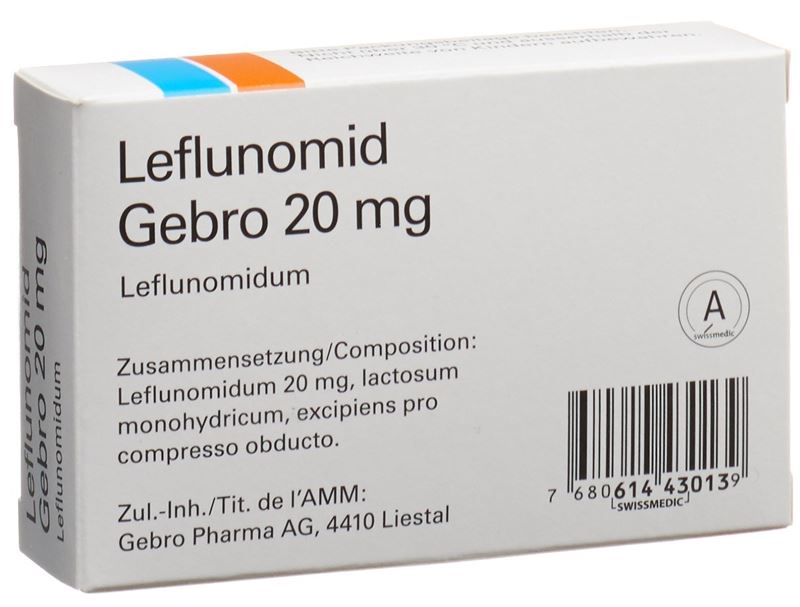 Leflunomid Gebro Filmtabl 20 mg 30 Stk