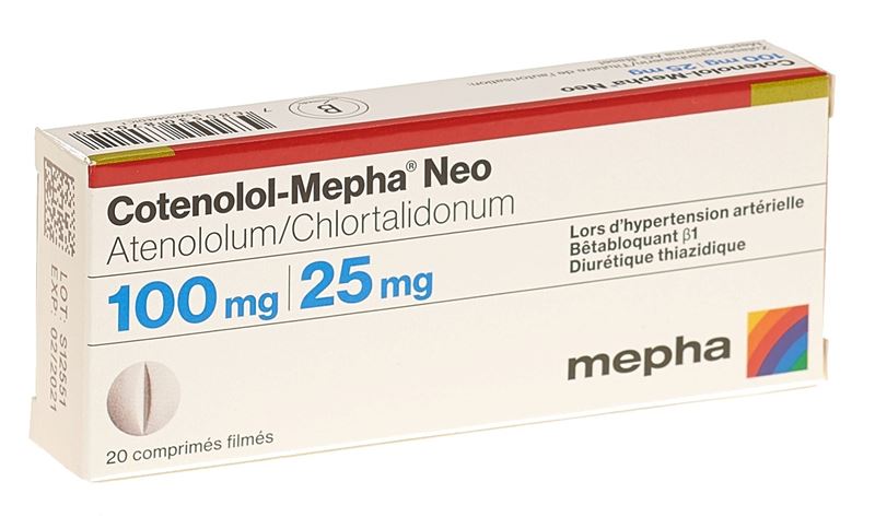 Cotenolol-Mepha Neo Filmtabl 100/25 20 Stk