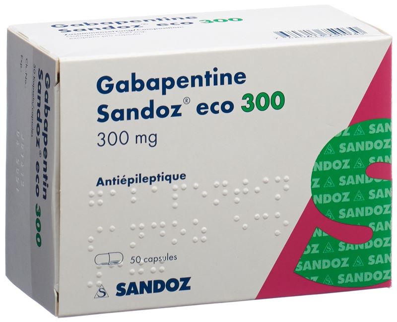 Gabapentine Sandoz eco caps 300 mg 50 pce
