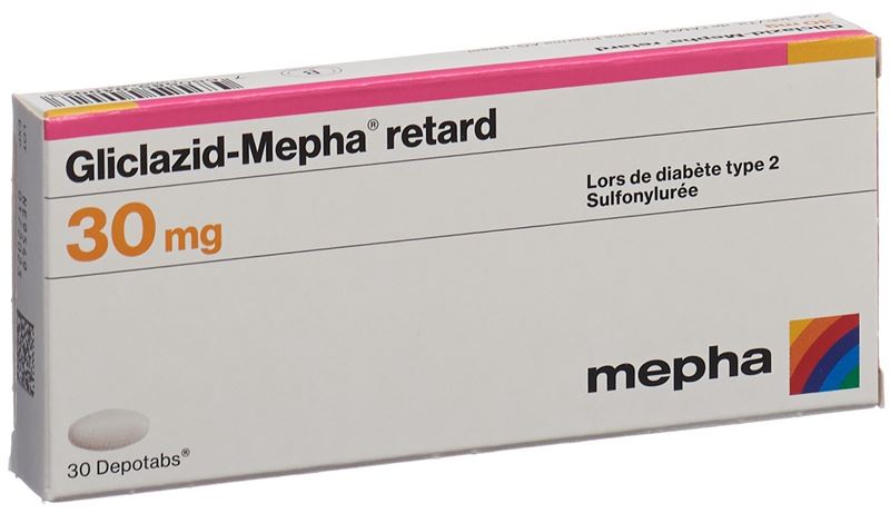 Gliclazid-Mepha retard Depotabs 30 mg 30 Stk